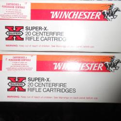 Cartouches en 222 remington