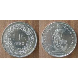 Suisse 1 Franc 1985 Piece Francs