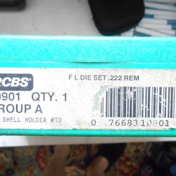 Outils rechargement pour calibre 222