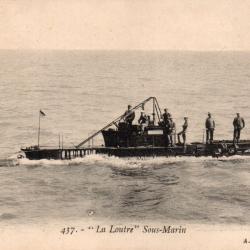Carte Postale 437."La Loutre" Sous-Marin -N&deg;8110