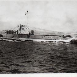 Carte postale Sous-Marin type "Psych&eacute;" Cherbourg -N&deg;8112