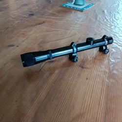 Lunette Karl kaps montage akah  rail de 11mm pour carabine allemande 22lr