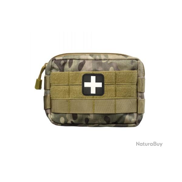 Sacoche tactique 2 polyvalente et multifonctionnelle - Camo - avec patch N/B - Liv. gratuite (1)