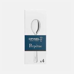 Opinel Boite de 4 petites cuill&egrave;res inox &agrave; caf&eacute; Perp&eacute;tue
