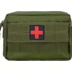 Sacoche tactique 2 polyvalente et multifonctionnelle - Kaki - avec patch N/R - Livraison gratuite