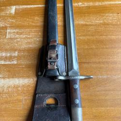 Ba&iuml;onnette Suisse ELSNER-SCHWYZ avec passe ceinture cuir