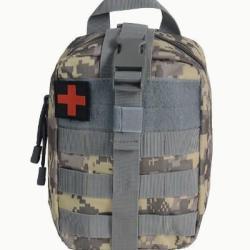 Trousse de secours Pixel gris - Livraison gratuite