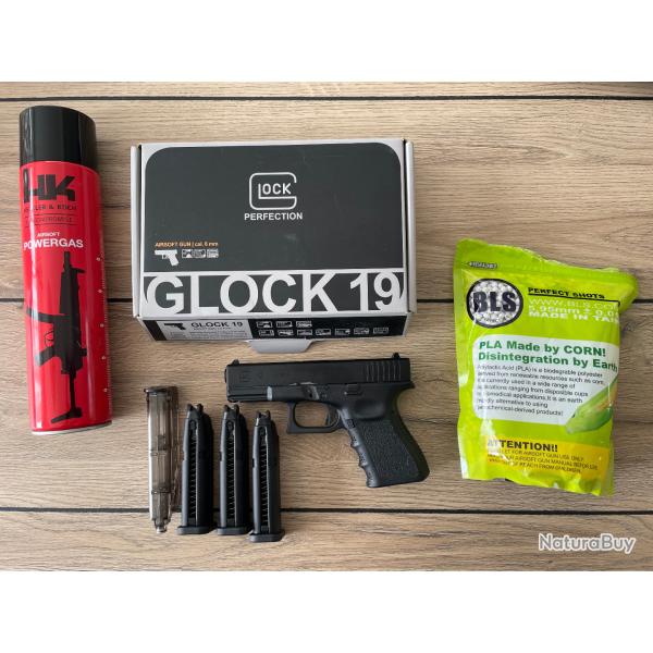 Glock 19 GBB Umarex  + 2 chargeurs