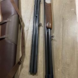 Fusil VERNEY-CARRON sagittaire super luger diamant Avec 2 canons comme neuf calibre  12/76