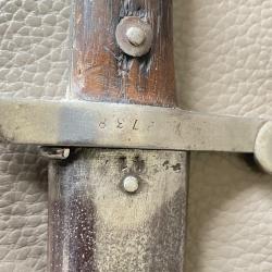 ba&iuml;onnette russe steyr mod&egrave;le 1886