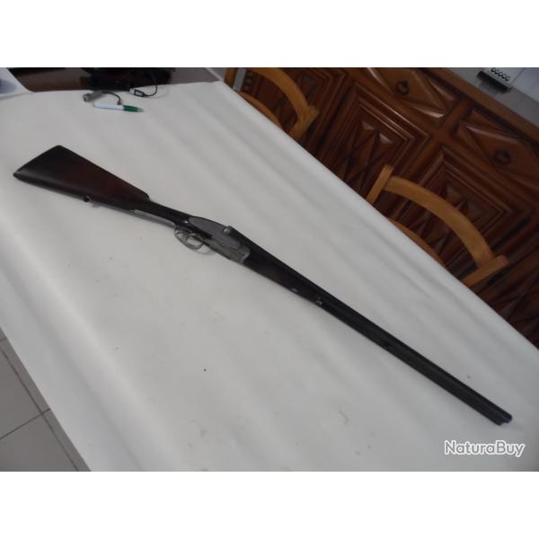 FUSIL DE CHASSE JUXTAPOSE A PLATINE ...CALIBRE 12/70