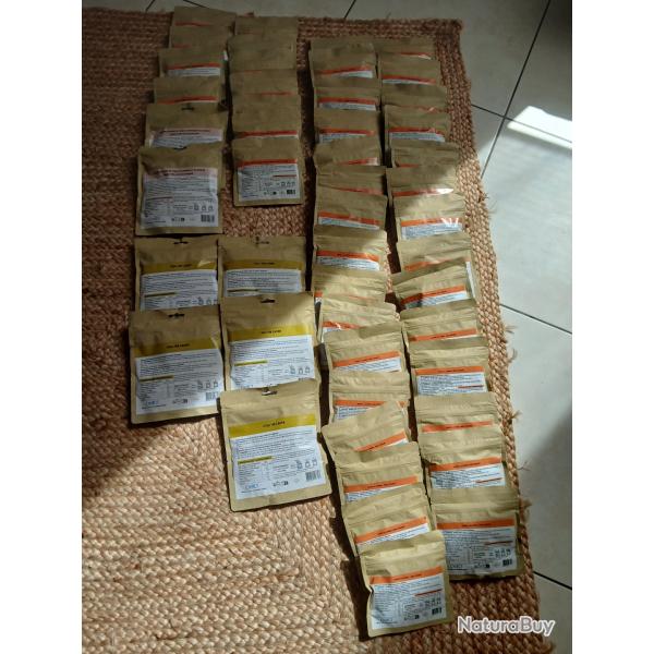 Lot de plat lyophilis�s.