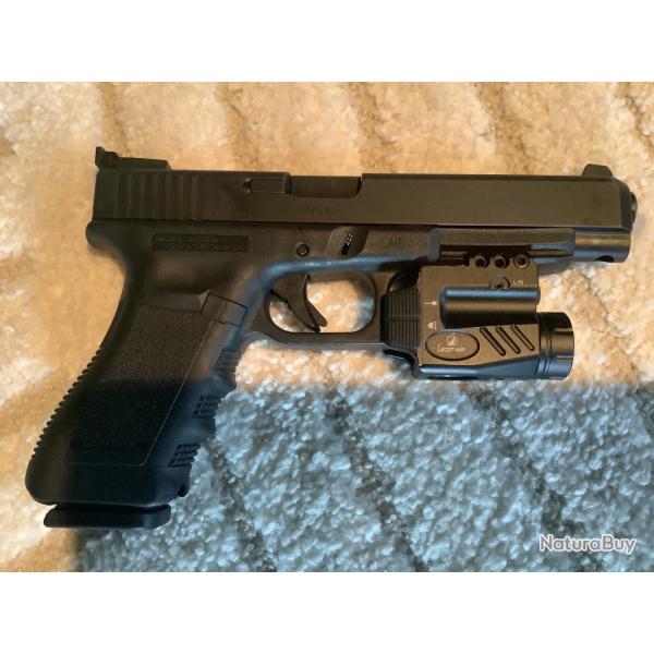 Glock 35 en 40 S&W belle arme d�tente pr�par�e match, hausse LPA+ point rouge