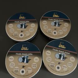 4 boites de plomb H&N SPORT