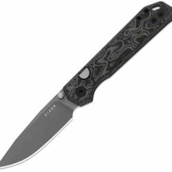 Couteau Kizer Begleiter 2.9 Lame Acier BD1N Manche Micarta Vortex Button Liner Lock  KIV34582BDA2