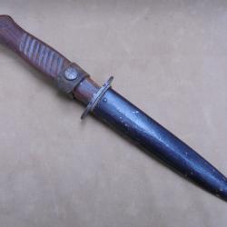 Beau couteau de tranch&eacute;e allemand Kampfmesser souvenir de poilu Grande Guerre 1914 1918