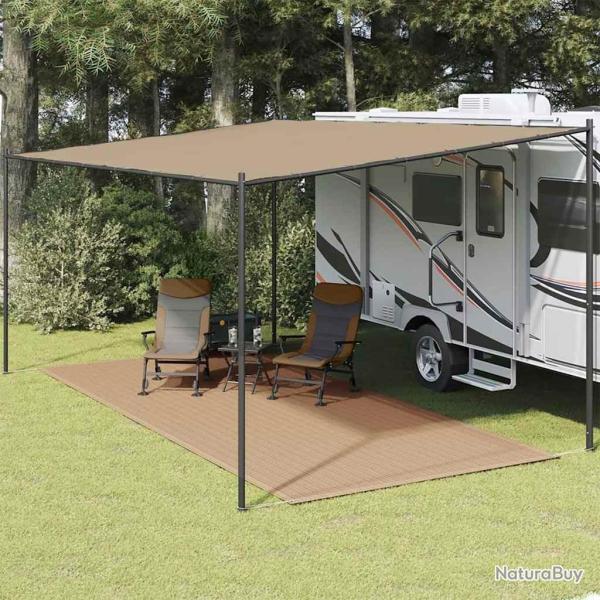 Tapis de tente 250x500 cm Taupe