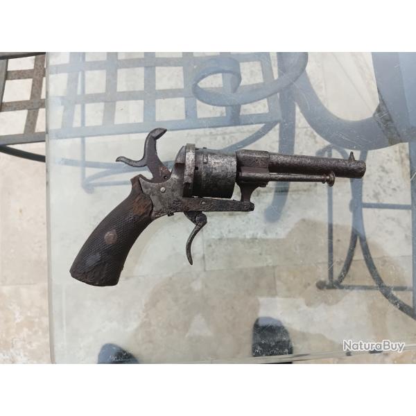 Revolver a broche 7 mn syst�me lefaucheux