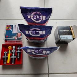 Lot cat&eacute;gorie C compos&eacute; outils douilles pour rechargement 303 Britich.