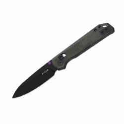 Couteau Kizer Begleiter 2.9 Lame Acier CTS-BD1N Manche Micarta Black Norplex Clutch KIV34582CDA1