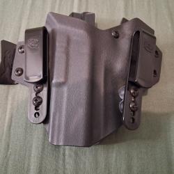 Holster IWB T.Rex Arms Glock 17 avec emplacement de chargeur