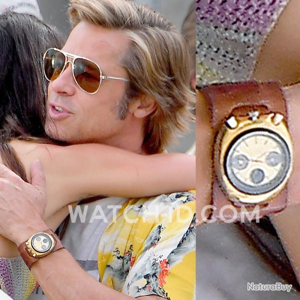 montre MiniFocus dedicace Brad pitt