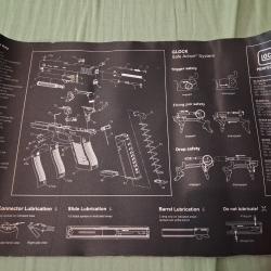 Tapis de nettoyage glock 17