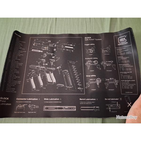 Tapis de nettoyage glock 17