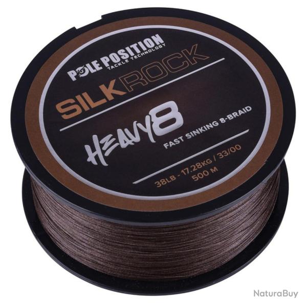POLE POSITION BRAID SILKROCK HEAVY8 POLE POSITION 0.33mm 500m