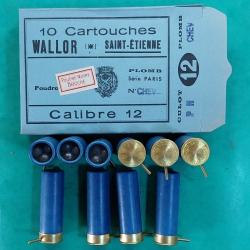 1 bo&icirc;te de 10 cartouches &agrave; broche calibre 12 pour collection.