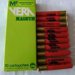 boite de 10 cartouches cal 410/76 vera de manufrance