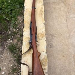 Carabine Suisse K31 mono-matricule  avec sangle et bo&icirc;te de 20 &eacute;tuis en 30-284