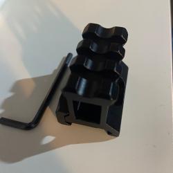 Rail r&eacute;hausseur picatinny hauteur 30 mm