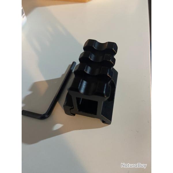Rail r�hausseur picatinny hauteur 30 mm