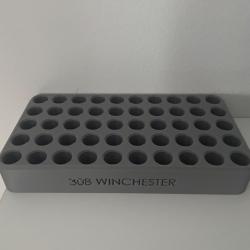 Plateau de rechargement 50 &eacute;tuis pour 308 winchester