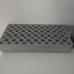 Plateau de rechargement multi trous sur 2 faces (9 mm parabellum, 308)