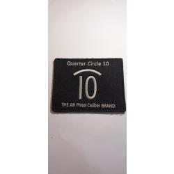 Patch &eacute;cusson Quarter circle 10