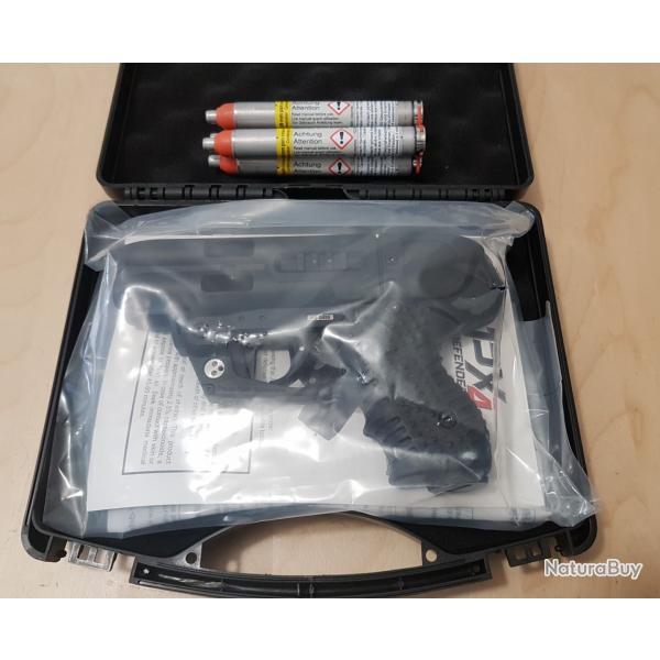 Pistolet neuf Piexon JPX 4 compact 2 Laser + 4 cartouches OC
