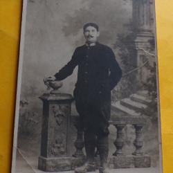 CARTE POSTALE&nbsp;GUERRE DE 14 : SOLDAT LEON ABRIC , ETAT VOIR PHOTO&nbsp; . POUR TOUT RENSEIGNEMENT ME CONTA