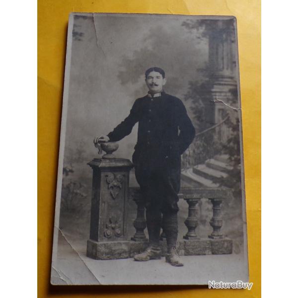 CARTE POSTALE�GUERRE DE 14 : SOLDAT LEON ABRIC , ETAT VOIR PHOTO� . POUR TOUT RENSEIGNEMENT ME CONTA