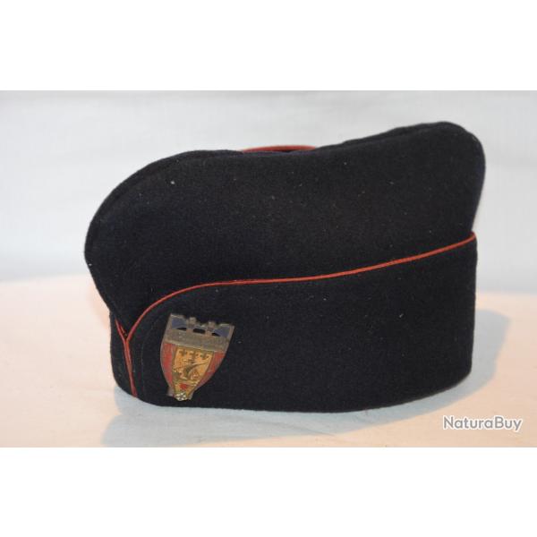 BONNET DE POLICE- CALOT Mle 1918 SAPEURS POMPIERS DE PARIS-FRENCH FIREMEN CAP'S