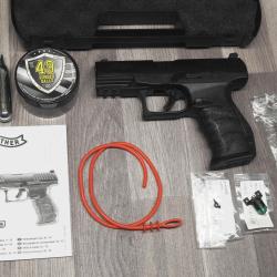 Walther PPQ M2 T4E Cal 43 Umarex + pi&egrave;ces de rechange