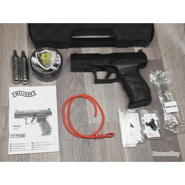 Walther PPQ M2 T4E Cal 43 Umarex + pi�ces de rechange