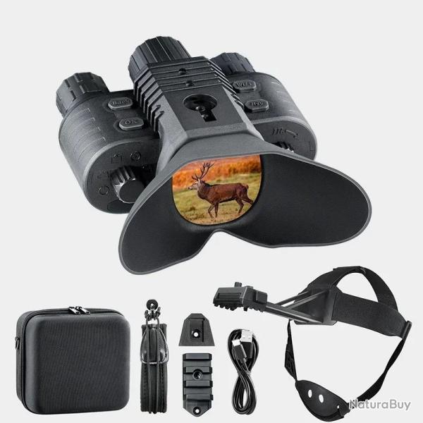 Jumelles Vision Nocturne NV-880 1080P 16MP WiFi 150m �cran 3" IR Chasse Surveillance Pro