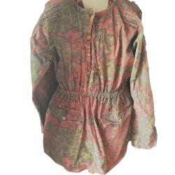Blouse camoufl&eacute;e r&eacute;versible feuilles de ch&ecirc;ne printemps &eacute;t&eacute;/ automne hiver.