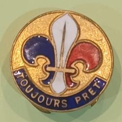 insigne des &eacute;claireurs fran&ccedil;ais en grande bretagne 1940
