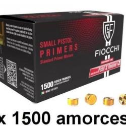 Promotion jusqu'au 10/01/2026 Amorces Fiocchi Small Pistol / 1500 &agrave; 99 euros frais de port compris