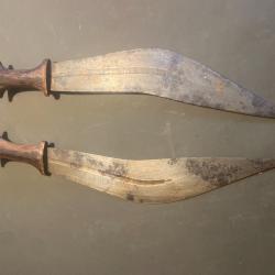 paire de poignard DJILE KANAKIL  AFARS  SOMALIE  (ma r&eacute;f: 821 &sect;)
