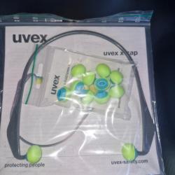 Bouchons d'oreilles  uvex avec des  reserves