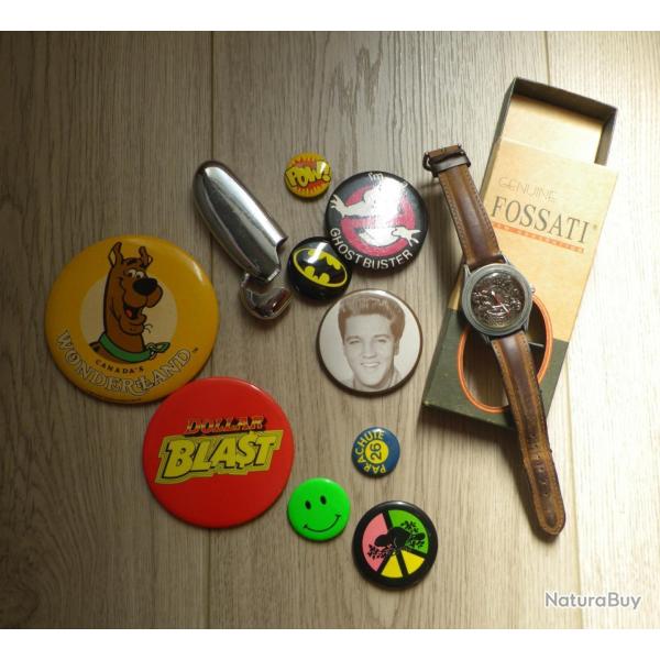 Objets divers (montre, badges, etc...)